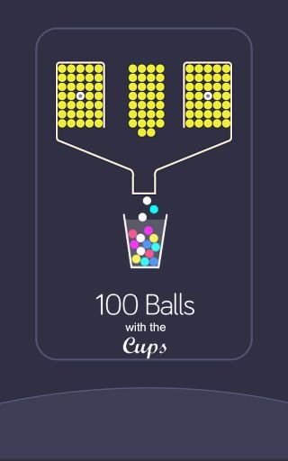 game pic for 100 balls with the cups